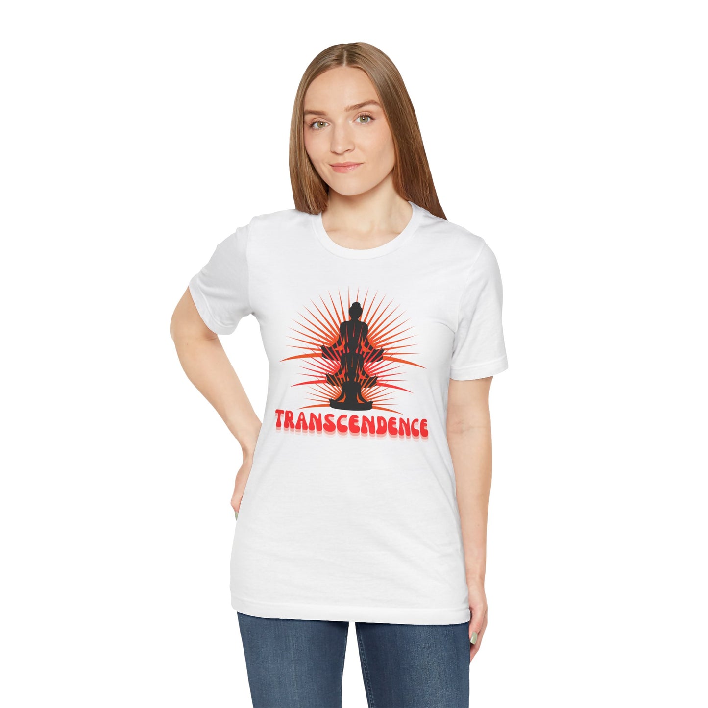 Transcendence Unisex Tee, Spiritual Shirt, Yoga Gift, Mindfulness Apparel, Meditation T-Shirt, Conscious Living Clothing