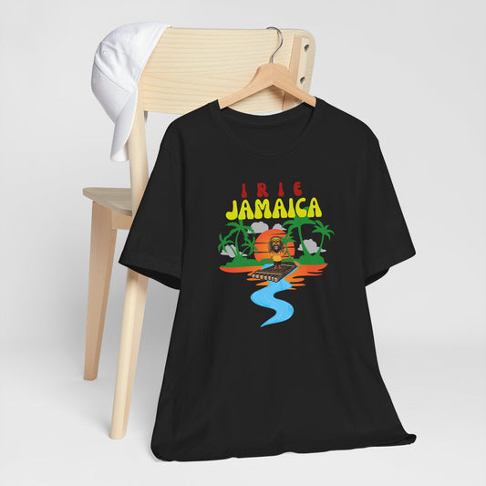 Unisex Jamaica Vibe Tee, Casual Summer Shirt, Tropical Graphic Tee, Gift for Travelers, Relaxed Fit T-Shirt