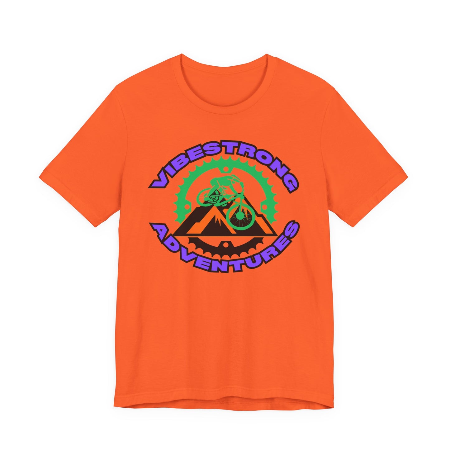 Vibestrong Adventure Tee | Unisex Short Sleeve T-Shirt for Outdoor Lovers, Travel, Nature Enthusiasts, Casual Wear, Gift idea