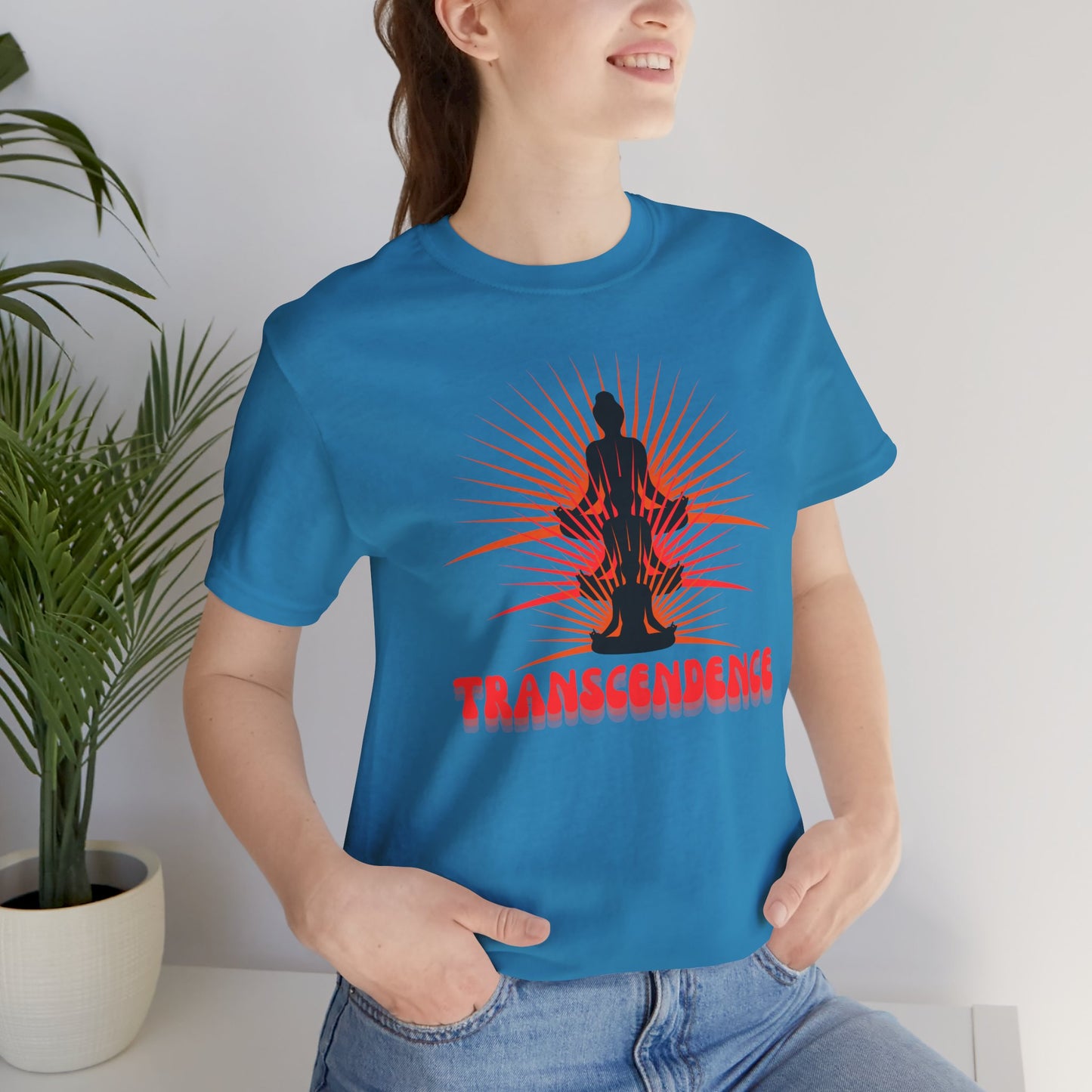 Transcendence Unisex Tee, Spiritual Shirt, Yoga Gift, Mindfulness Apparel, Meditation T-Shirt, Conscious Living Clothing