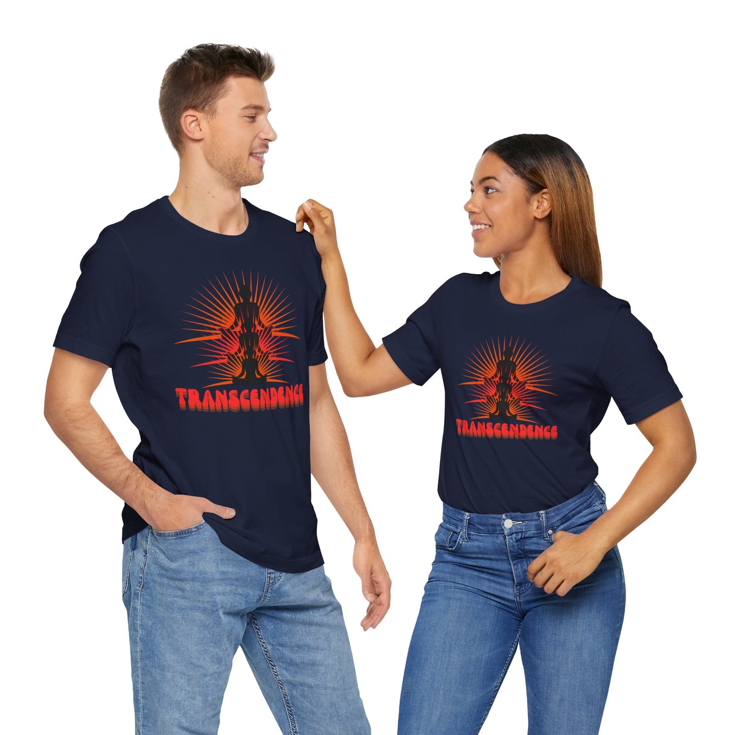 Transcendence Unisex Tee, Spiritual Shirt, Yoga Gift, Mindfulness Apparel, Meditation T-Shirt, Conscious Living Clothing