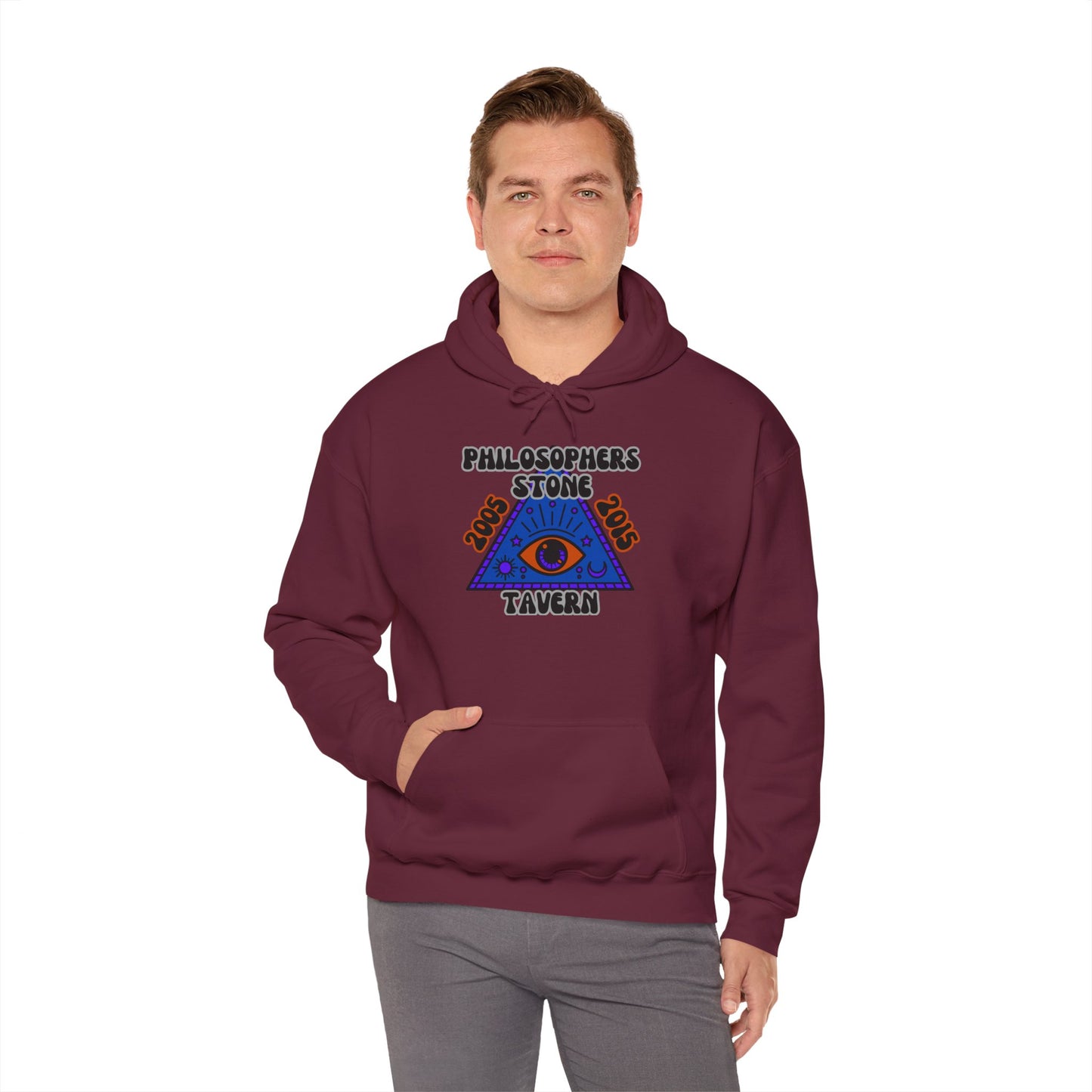Philosopher's Stone Tavern Hoodie - Unisex Heavy Blend™ Sweatshirt with Eye Design