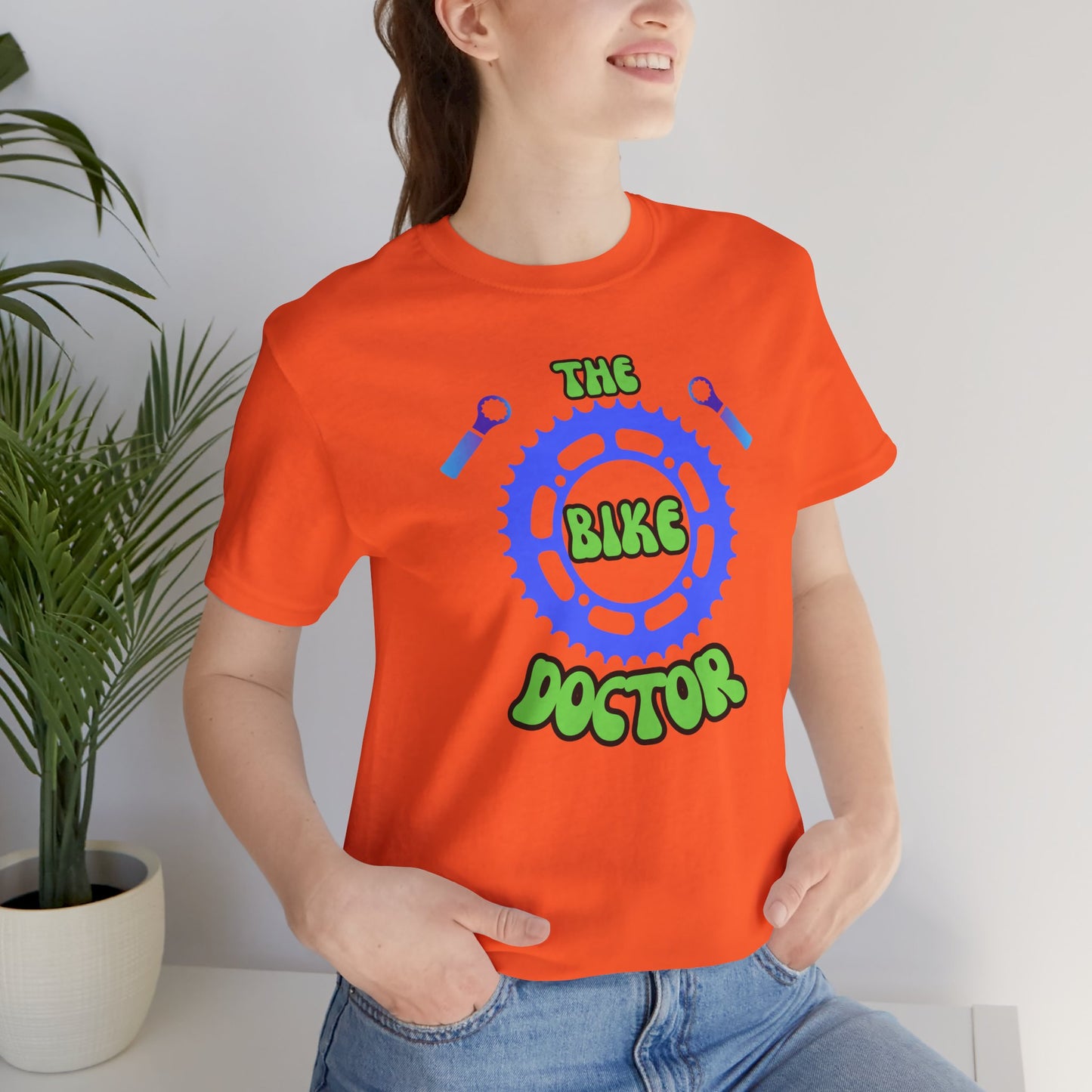 Bike Doctor T‑Shirt — Bicycle Mechanic Repair Crew Tee