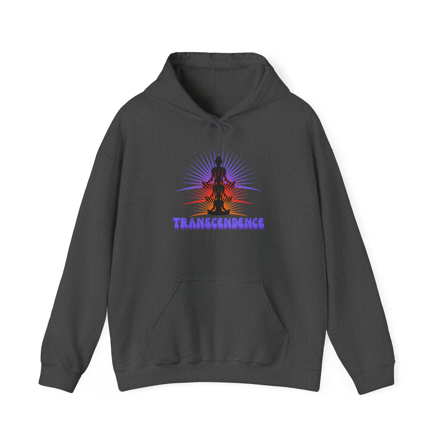 Transcendence Unisex Hooded Sweatshirt, Meditative Apparel, Spiritual Gift, Yoga Outfit, Cozy Layer, Mindfulness Clothing