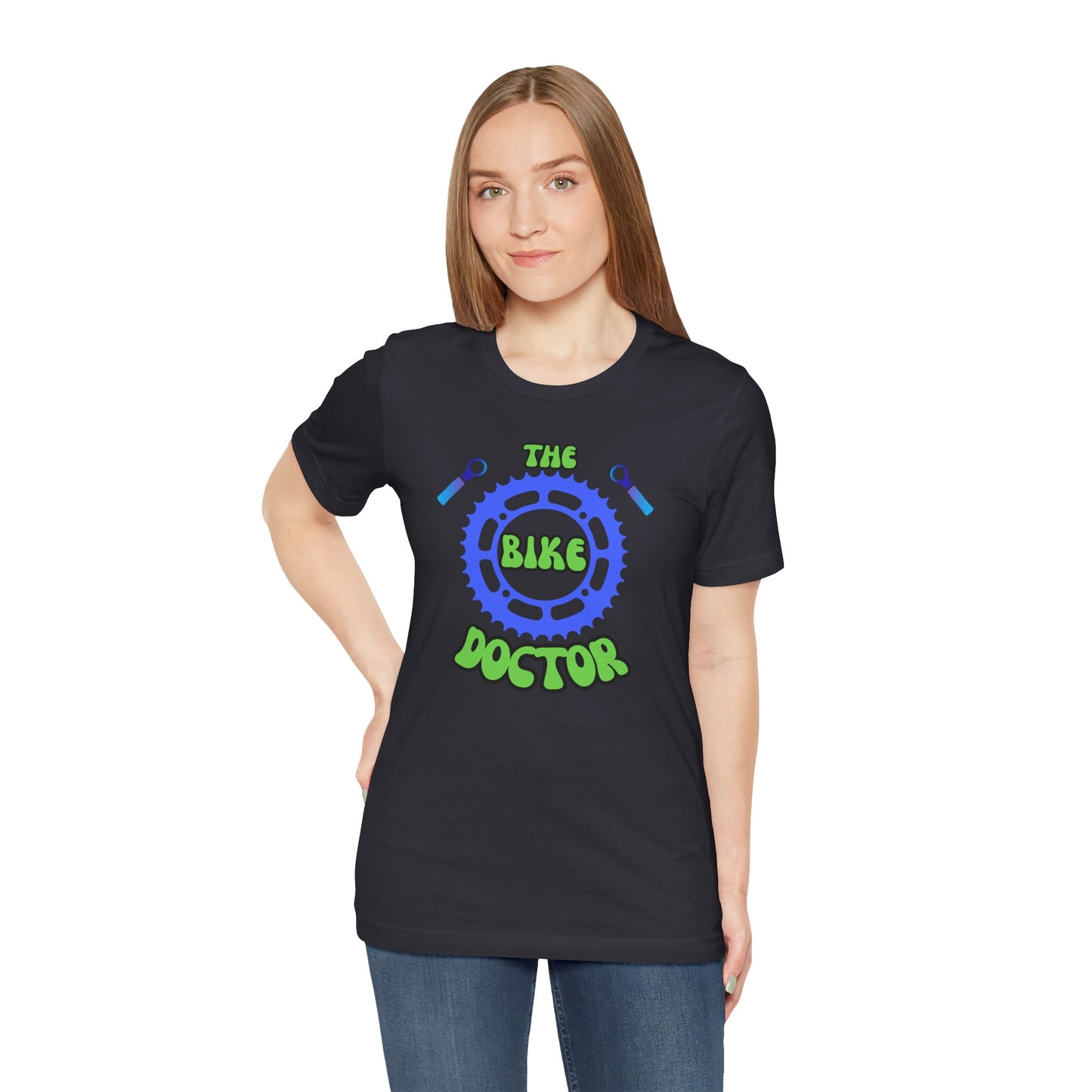 Bike Doctor T‑Shirt — Bicycle Mechanic Repair Crew Tee
