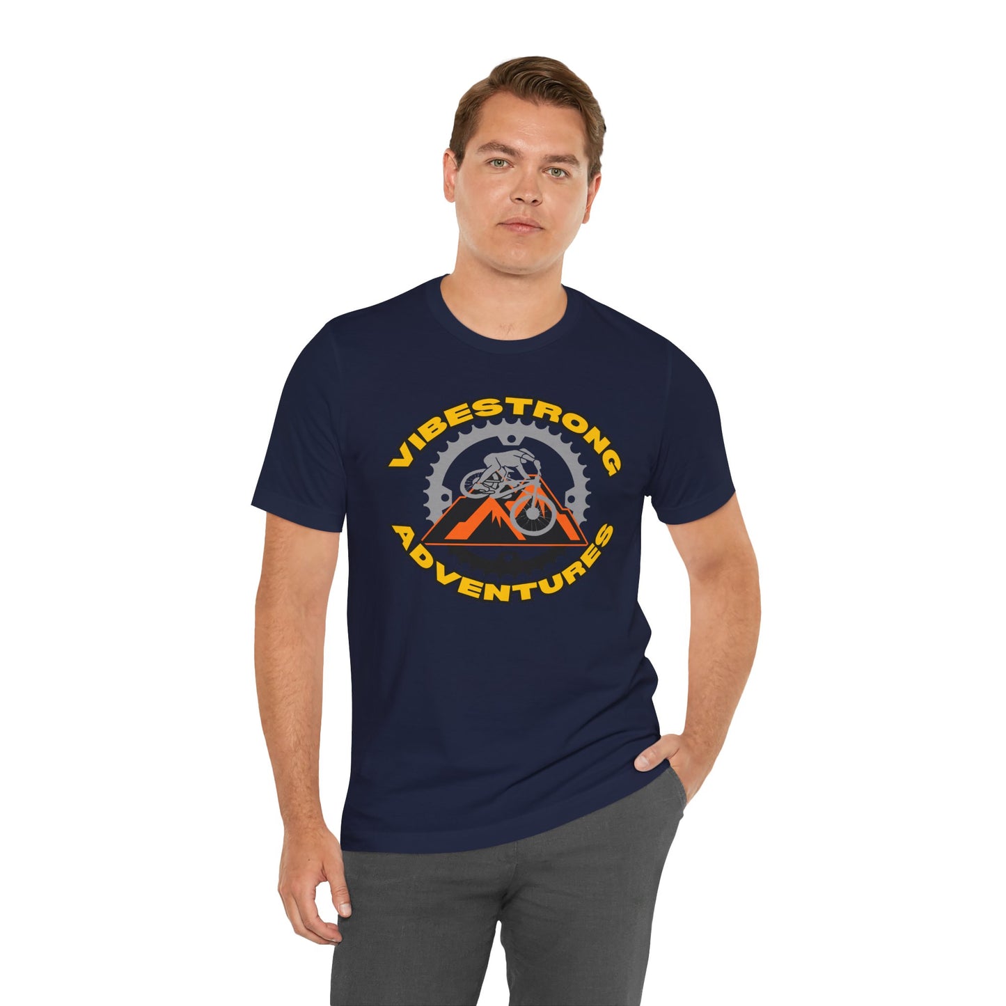 Vibestrong Adventures Tee - Unisex Jersey Short Sleeve T-Shirt, Perfect for Outdoor Enthusiasts, Adventure Lovers, Gifts for Him/Her, [...]