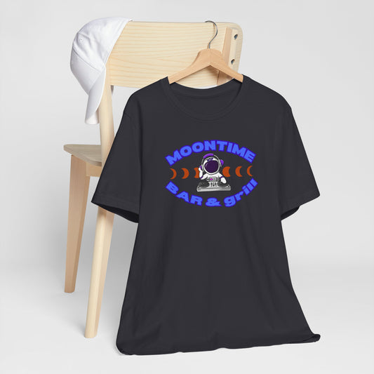 Moontime Bar & Grill Astronaut Tee - Unisex Jersey Short Sleeve T-Shirt