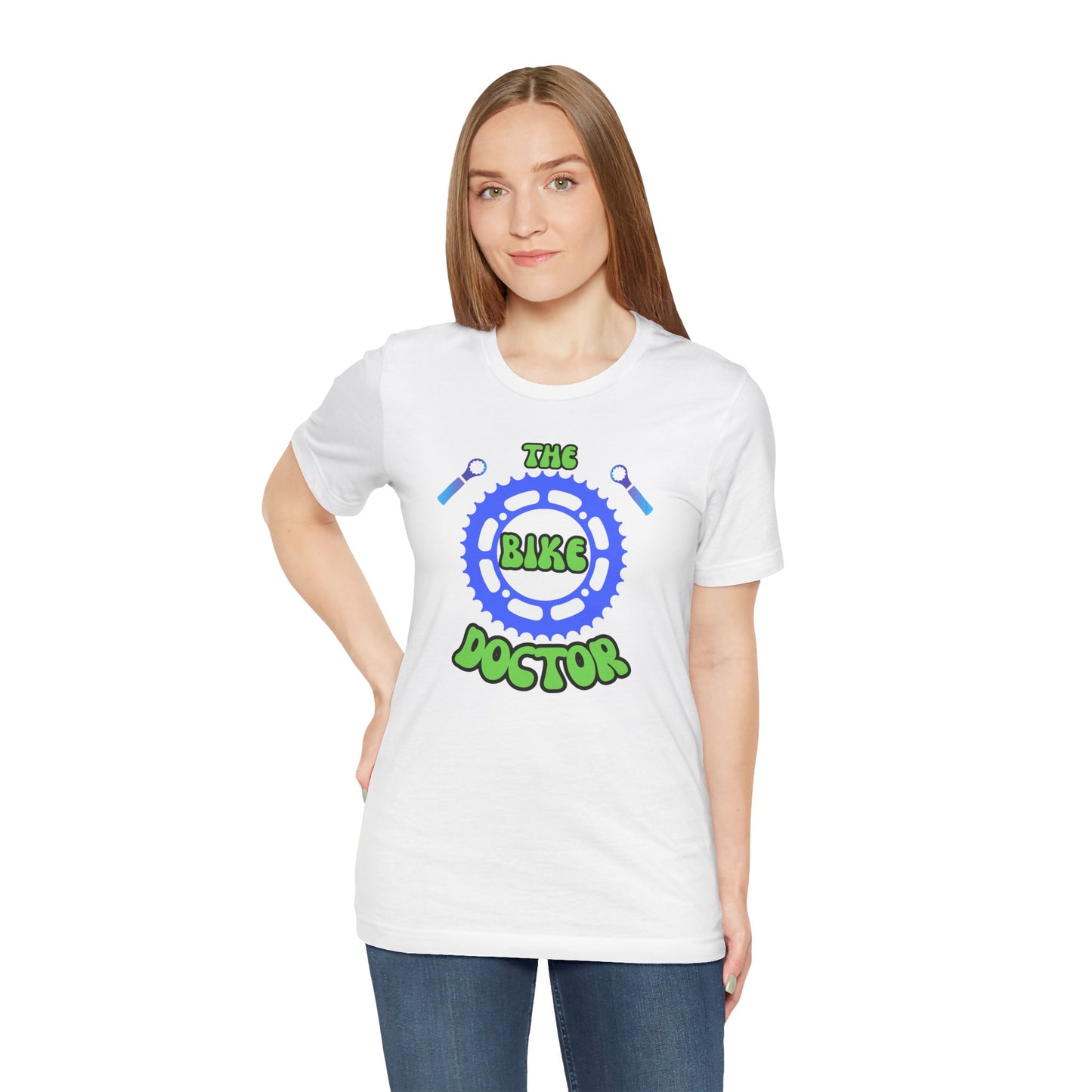 Bike Doctor T‑Shirt — Bicycle Mechanic Repair Crew Tee
