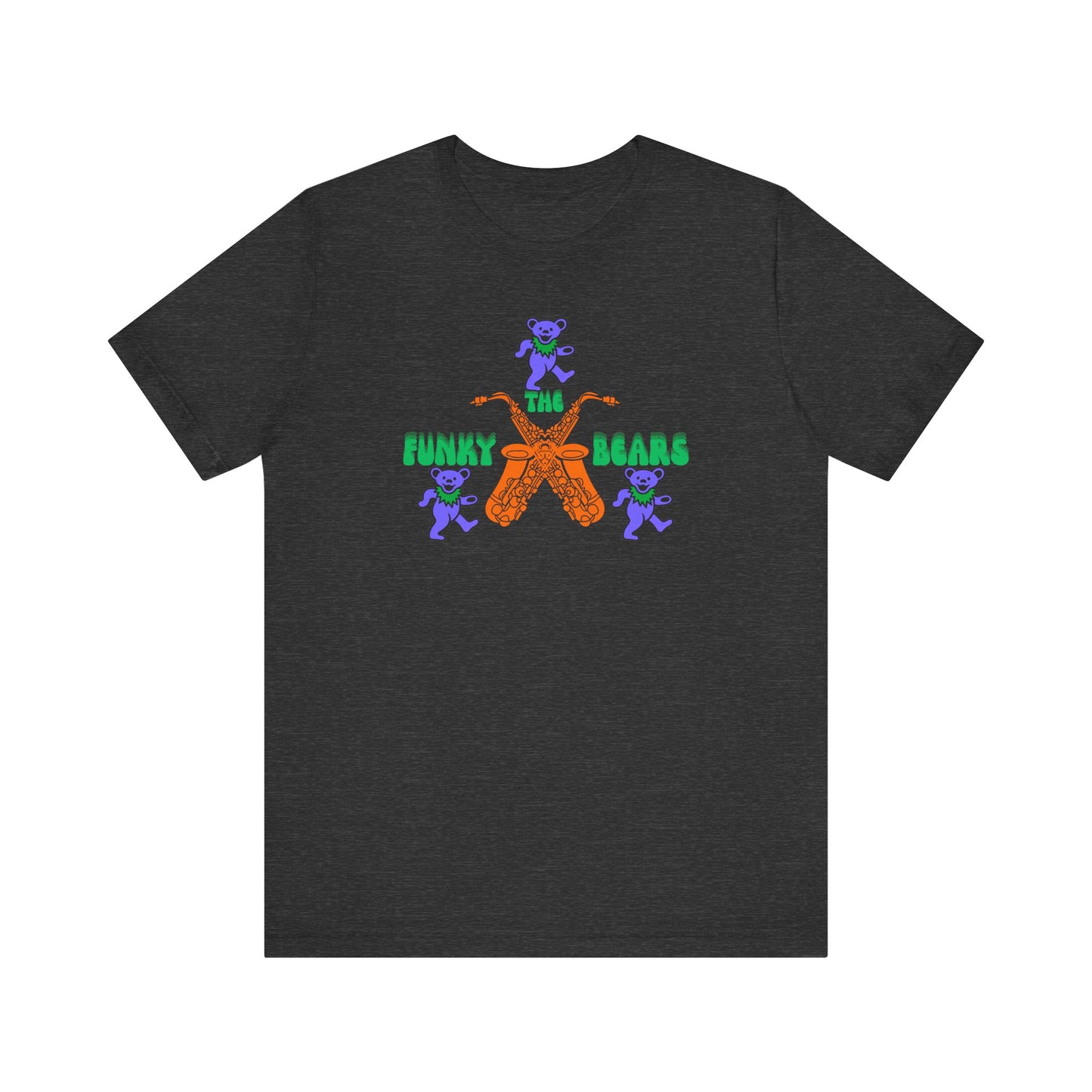 Colorful Funky Bears Unisex Jersey Tee - Cute Graphic Shirt, Casual Wear, Gift for Kids, Summer Fun, Festival Fashion