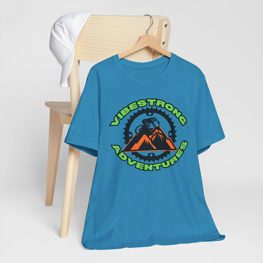 VibeStrong Adventures Tee - Unisex Outdoor Shirt, Gift for Adventurers, Travel Apparel, Nature Lover Clothing, Casual Wear